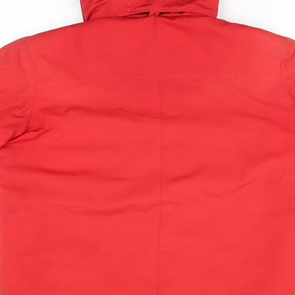 Womens UK Size  Preworn Red Rain Coat