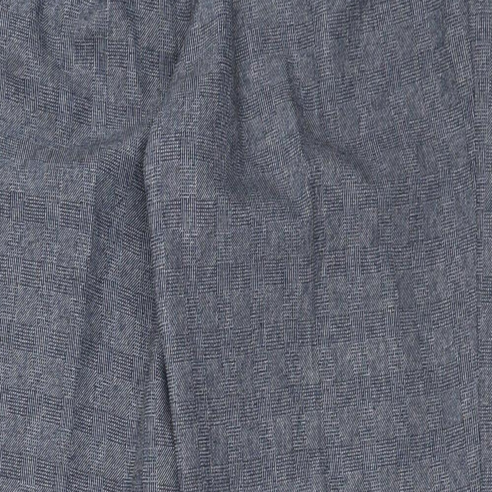 Womens UK Size 10 Marks and Spencer Regular Fit  Blue Trousers