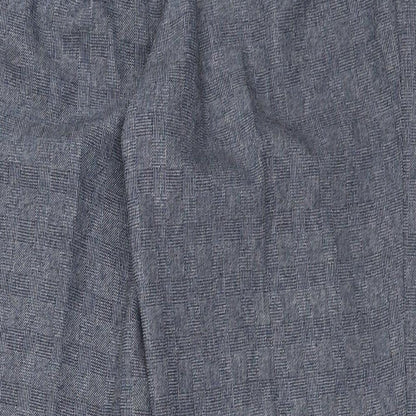 Womens UK Size 10 Marks and Spencer Regular Fit  Blue Trousers