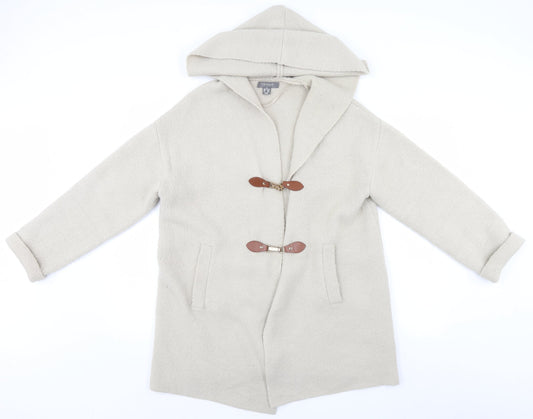 Primark Womens Grey   Overcoat Coat Size 10