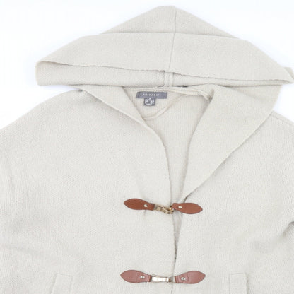 Primark Womens Grey   Overcoat Coat Size 10