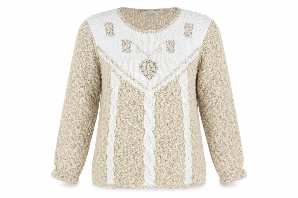 Daxon Womens Beige   Pullover Jumper Size 12