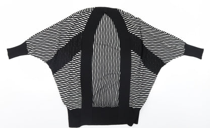 Womens UK Size 6 River Island Black Cardigan Jumper