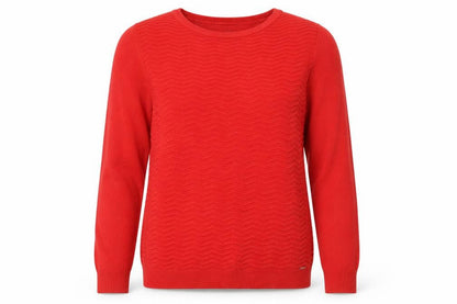 Womens UK Size 14 F&F Red Pullover Jumper