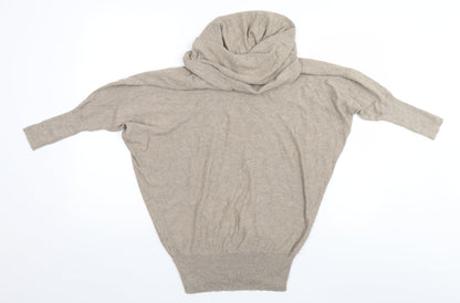 Womens UK Size  Preworn Brown Pullover Jumper