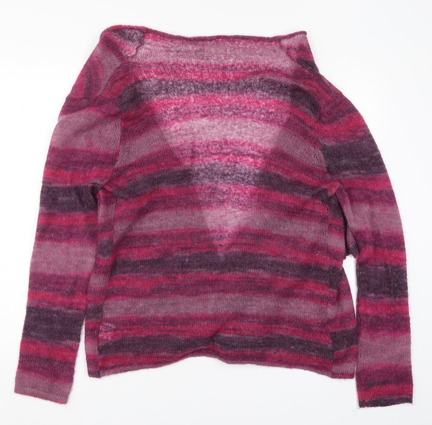 Womens UK Size 14 Lakeland Pink Cardigan Jumper