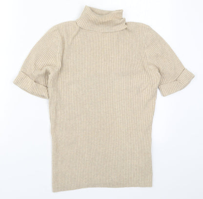 BHS Boys Beige  Knit Pullover Jumper Size 12 Years
