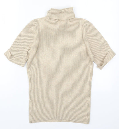 BHS Boys Beige  Knit Pullover Jumper Size 12 Years
