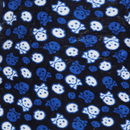 Snooze Time Boys Blue Solid   Pyjama Top Size 9-10 Years  - Skulls