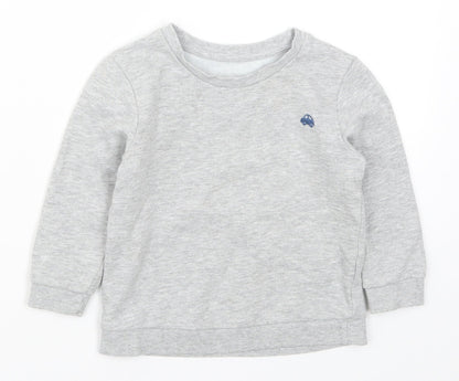 Matalan Boys Grey   Pullover Sweatshirt Size 2-3 Years