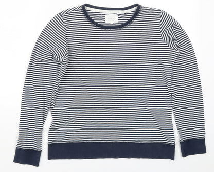 NEXT Womens Blue Striped  Top Pyjama Top Size XS