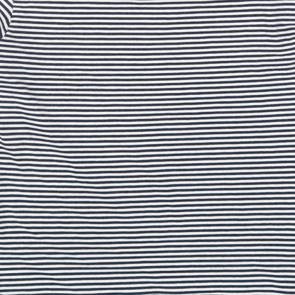 NEXT Womens Blue Striped  Top Pyjama Top Size XS