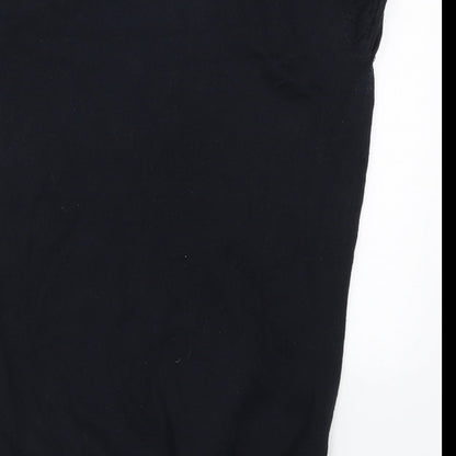 TUCHUZY ? Womens Black   Basic T-Shirt Size 12