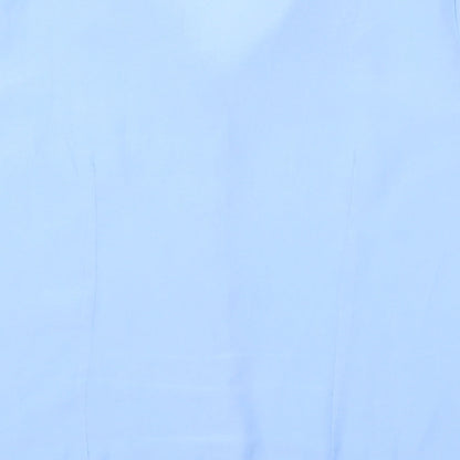 Classics Womens Blue   Basic Button-Up Size 18