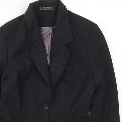 Womens UK Size 6 Simon Jersey Regular Grey Suit Jacket