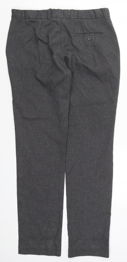 Mens UK Size 34 Uniform Direct Regular Fit  Grey Trousers