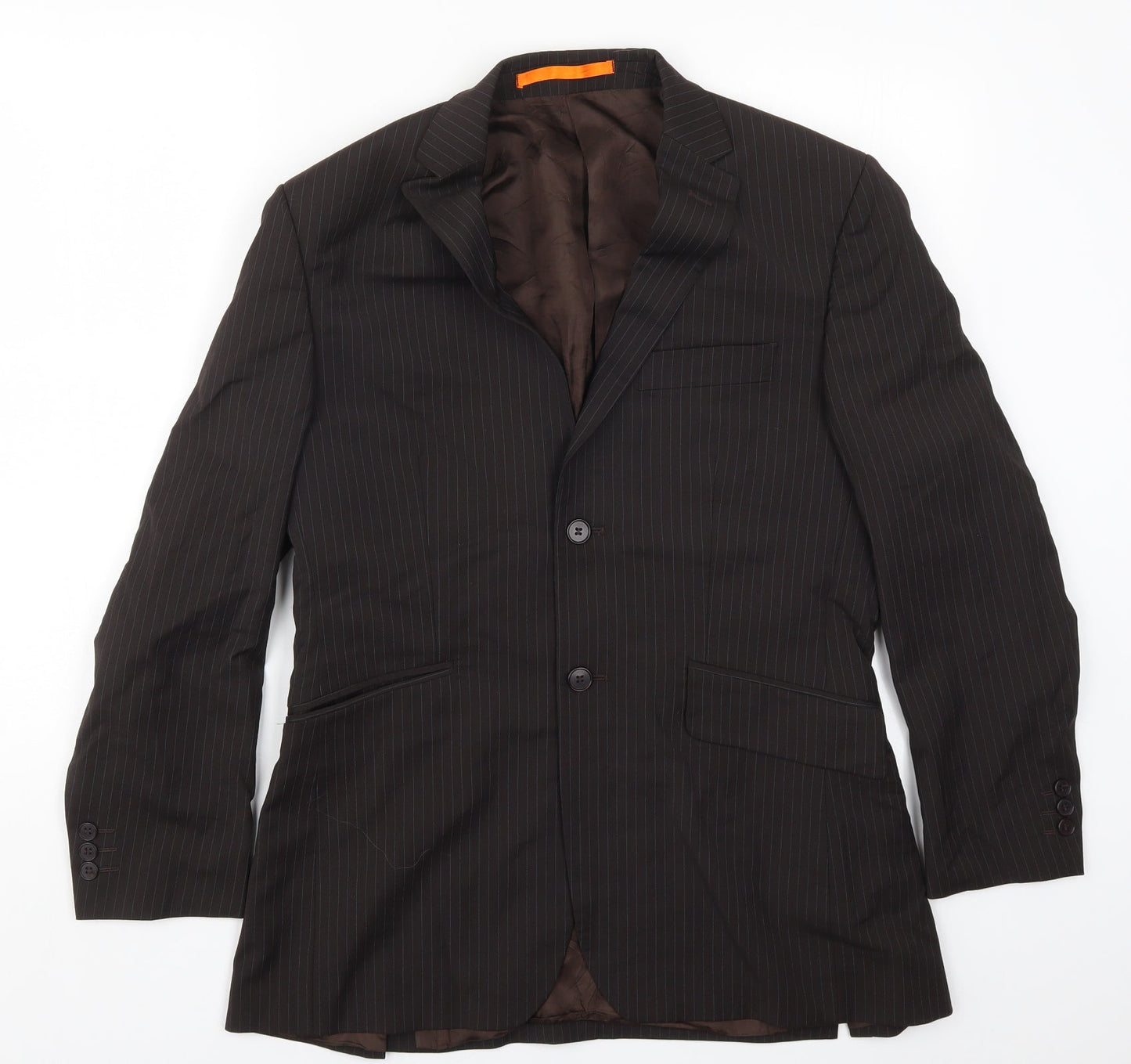 Mens UK Size 38 Karl Jackson Regular Brown Suit Jacket