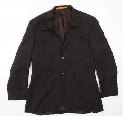 Mens UK Size 38 Karl Jackson Regular Brown Suit Jacket