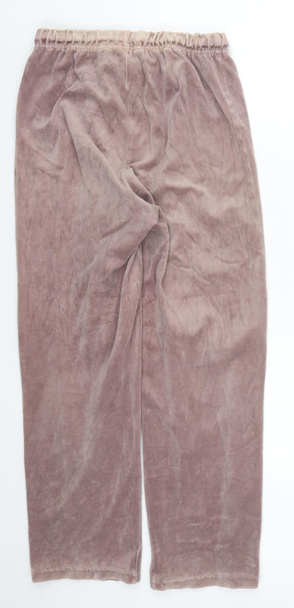 Womens UK Size 8 Marks and Spencer Regular Fit  Pink Trousers