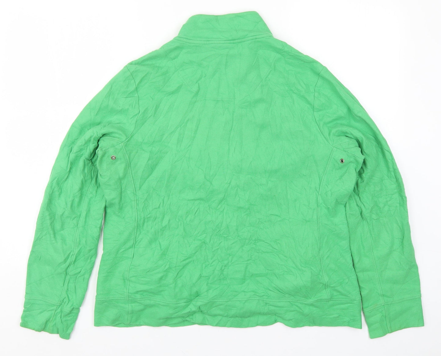 Womens UK Size L Croft & Barrow Green Basic T-Shirt