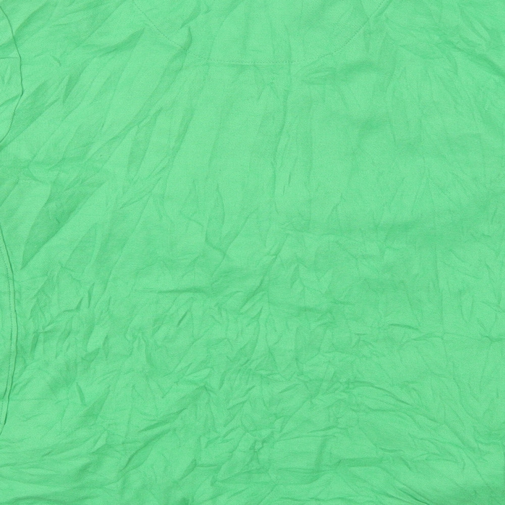 Womens UK Size L Croft & Barrow Green Basic T-Shirt