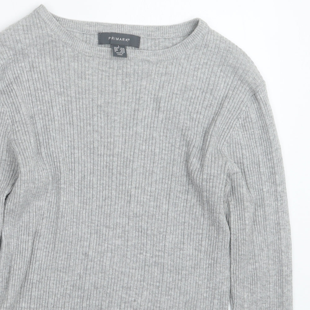 Primark Womens Grey   Pullover Jumper Size 14