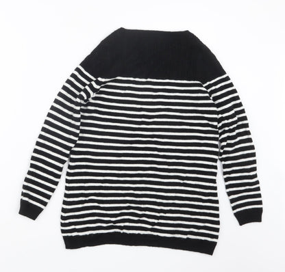 Womens UK Size 8 M&Co Black Pullover Jumper