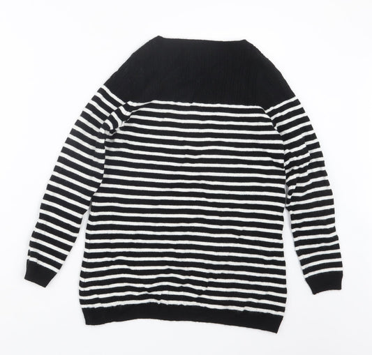 Womens UK Size 8 M&Co Black Pullover Jumper