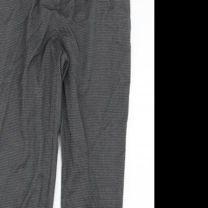 Womens UK Size 12 Marks and Spencer Regular Fit  Black Trousers