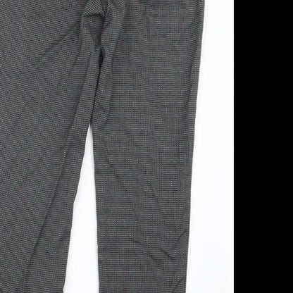 Womens UK Size 12 Marks and Spencer Regular Fit  Black Trousers