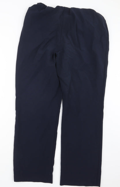 Womens UK Size 16 BM Regular Fit  Blue Trousers
