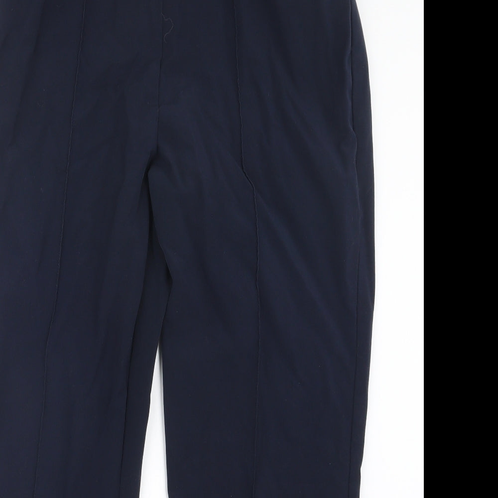 Womens UK Size 16 BM Regular Fit  Blue Trousers