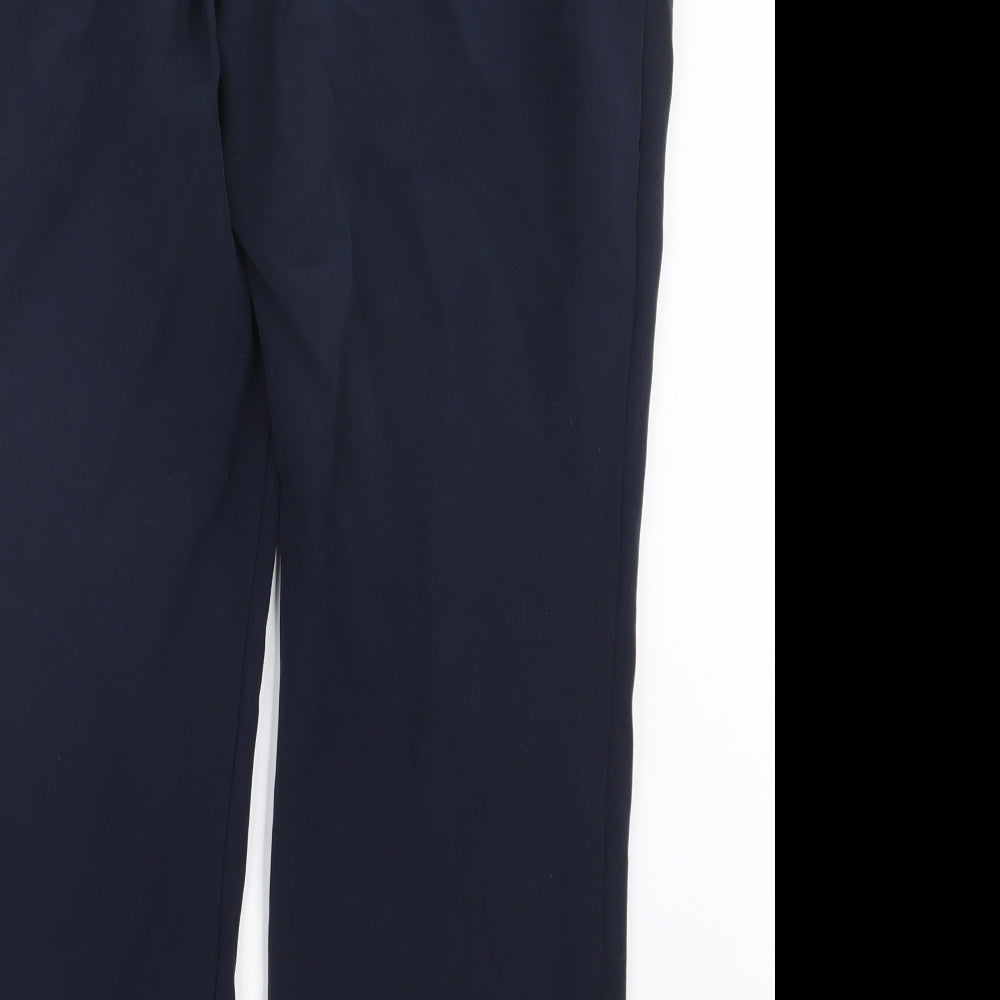 Womens UK Size 16 BM Regular Fit  Blue Trousers