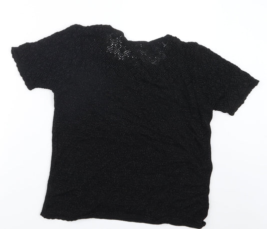 Berkertex Womens Black   Basic T-Shirt Size 14