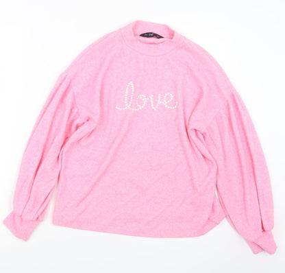 F&F Womens Pink   Pullover Jumper Size 6