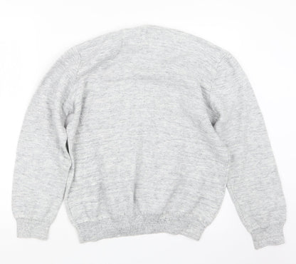 Matalan Mens Grey  Knit Pullover Jumper Size L