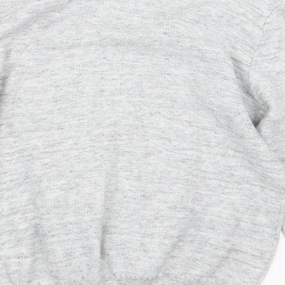 Matalan Mens Grey  Knit Pullover Jumper Size L