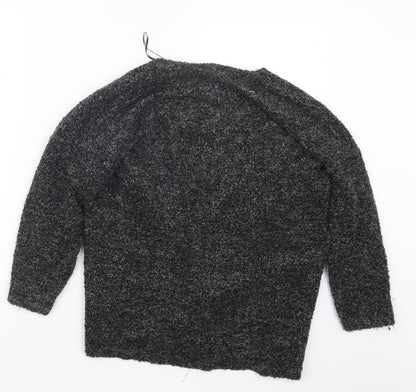 Womens UK Size S Divided by H&M Grey Cardigan Jumper