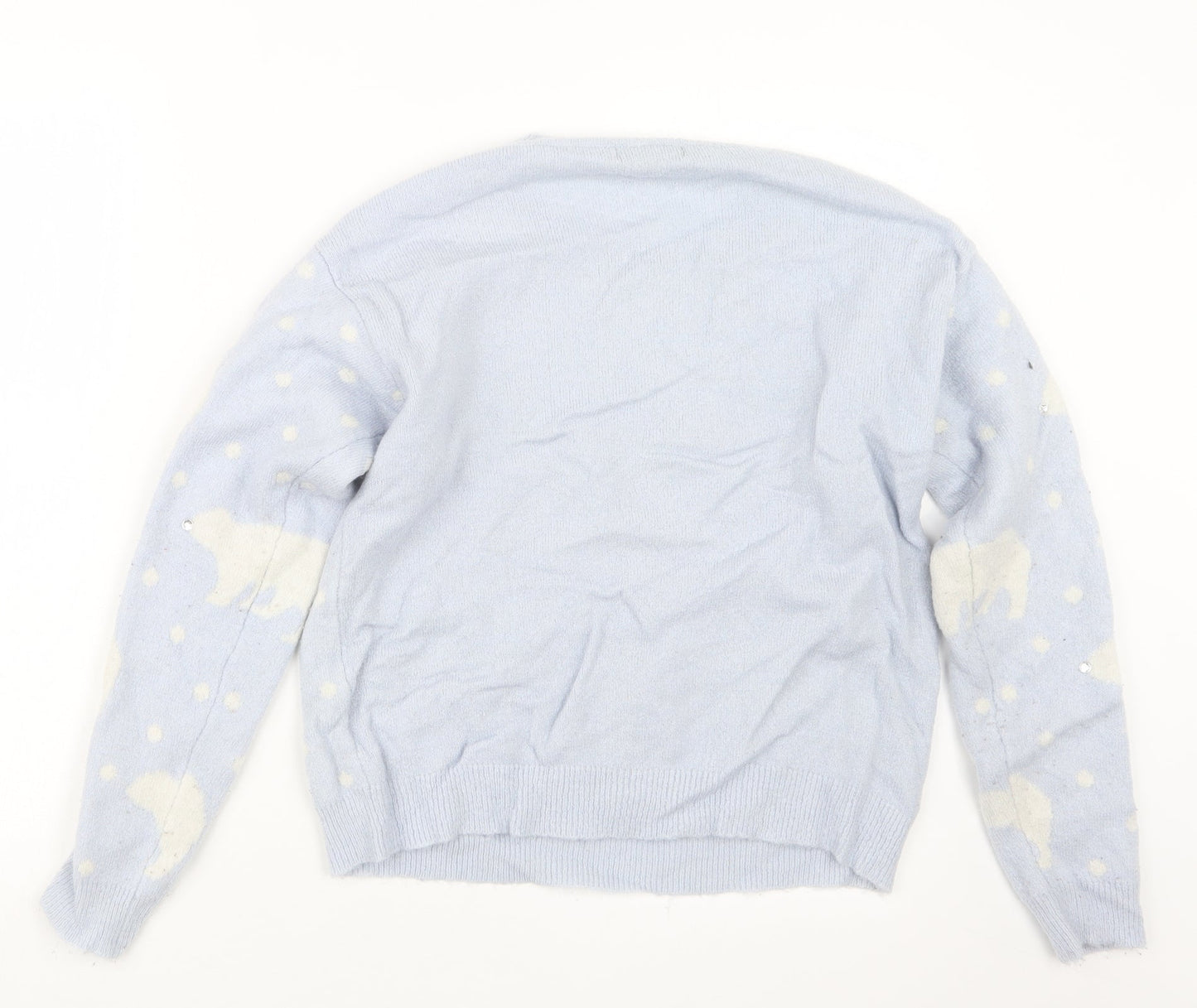 Womens UK Size 12 New Look Blue Pullover Jumper