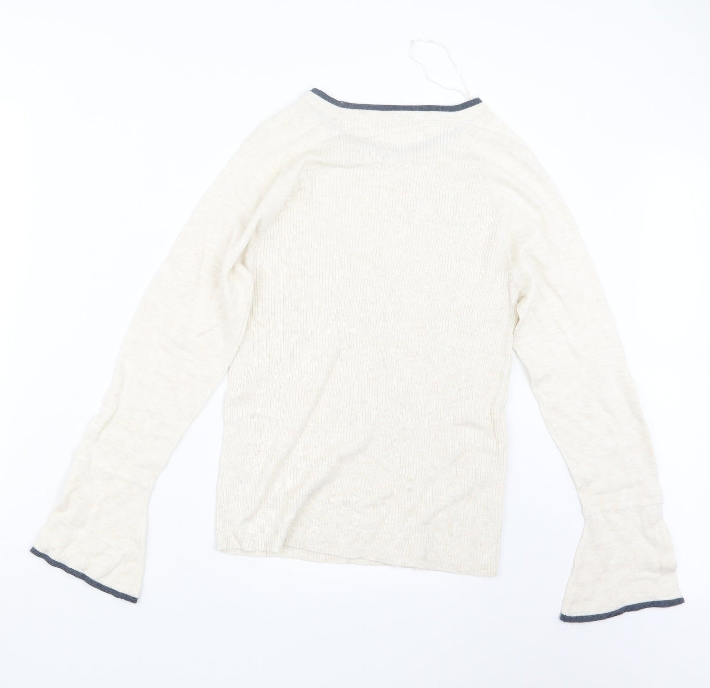 TU Womens Beige  Knit Pullover Jumper Size 14