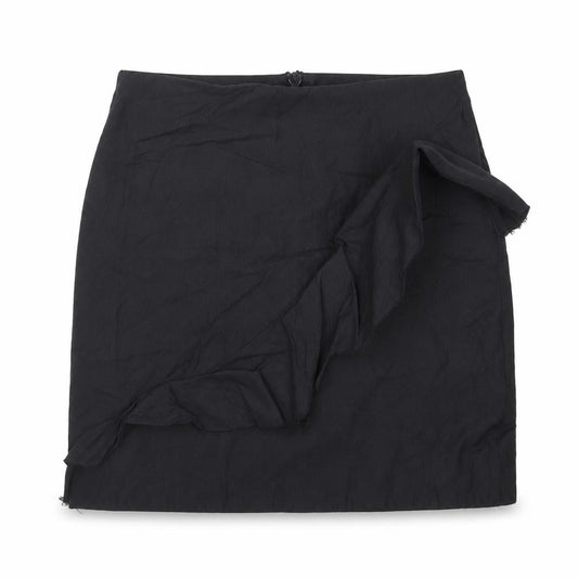 Front view of Sparkle & Fade women’s black mini skirt, size XS