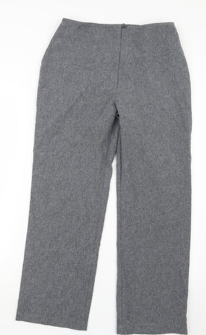George Womens Grey   Trousers  Size 12 L27 in