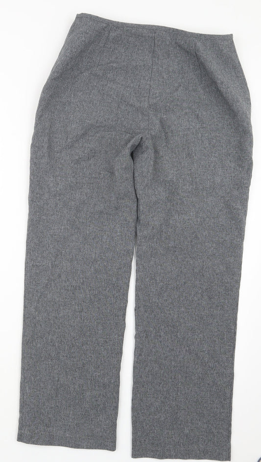 George Womens Grey   Trousers  Size 12 L27 in