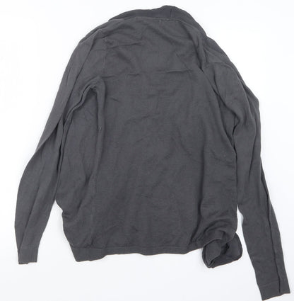Liz Lange Womens Grey   Cardigan Jumper Size M