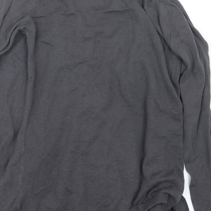 Liz Lange Womens Grey   Cardigan Jumper Size M