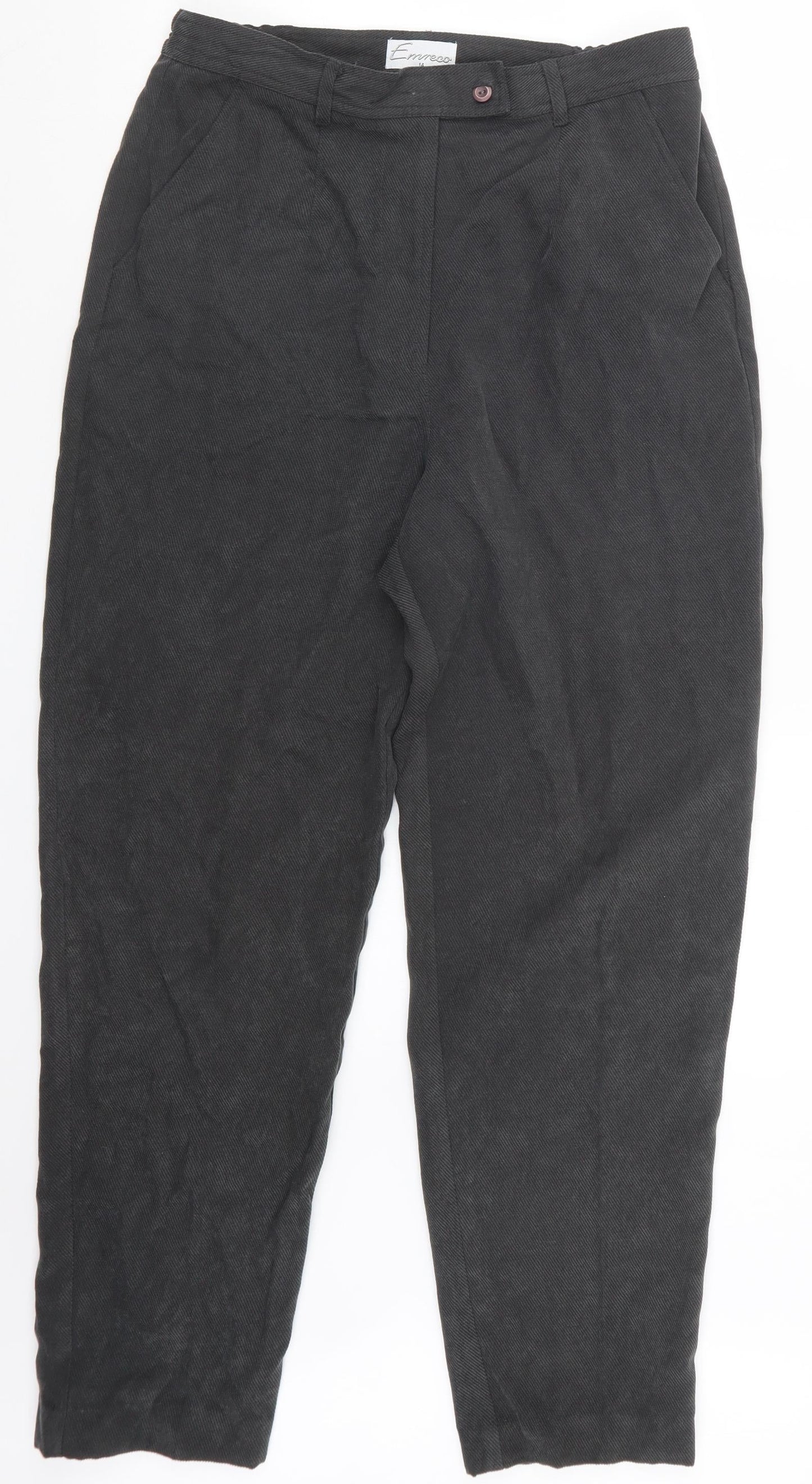 Womens UK Size 14 Emreco Regular Fit  Grey Trousers