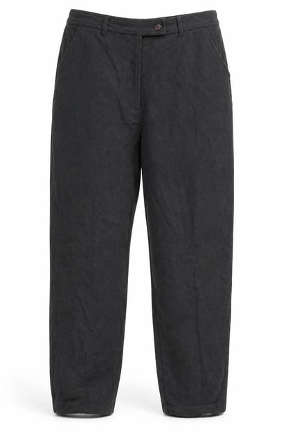 Front view of Emreco women’s grey trousers, size UK 14, 27-inch leg