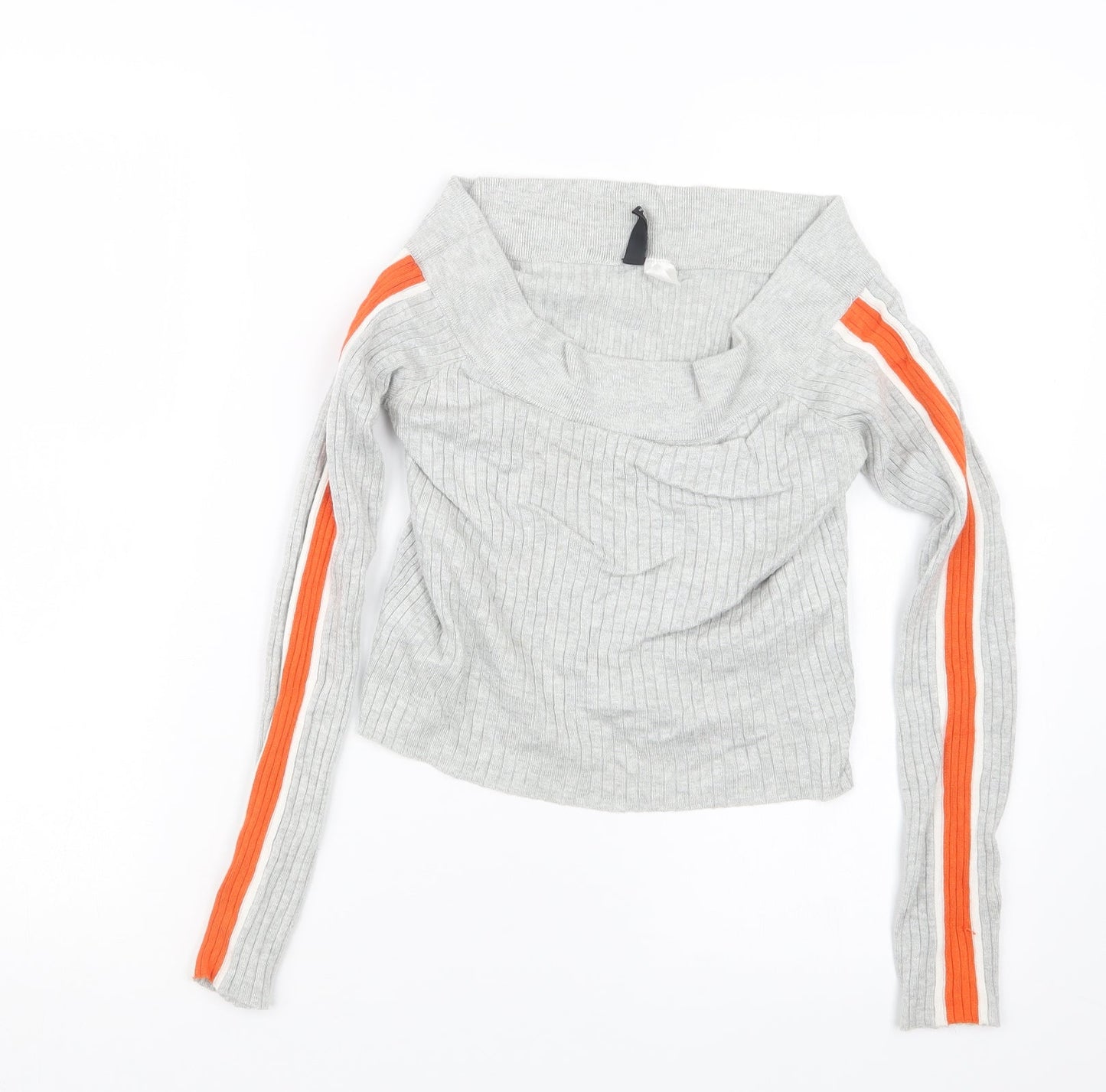 Womens UK Size M Divided by H&M Grey Pullover Jumper
