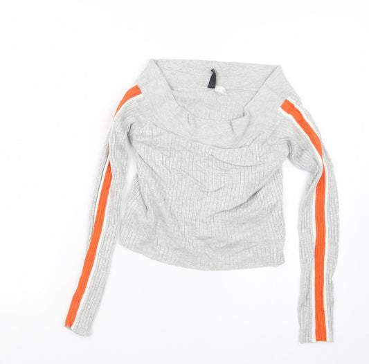 Divided by H&M Womens Grey   Pullover Jumper Size M