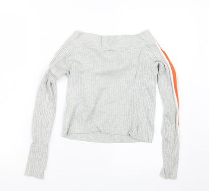 Womens UK Size M Divided by H&M Grey Pullover Jumper